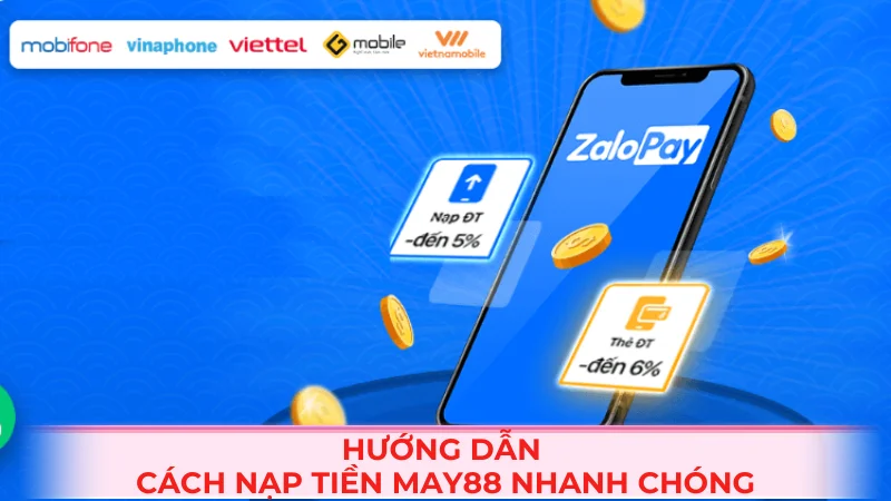 Thao tác giao dịch nạp tiền cần phải thực hiện